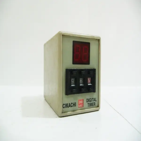 Digital Timer with 8 pin Base, AH3D, 240 VAC, CIKACHI, Made in Japan